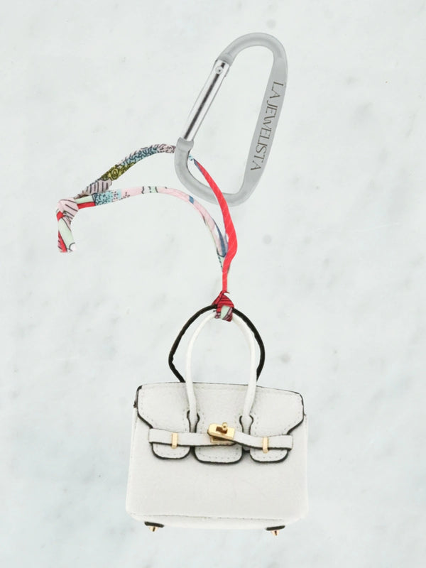 Tiny luxe tote bag charm