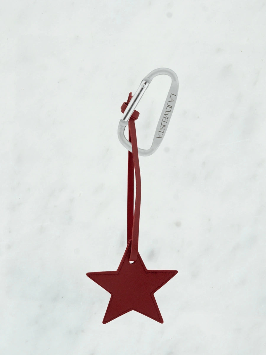 Minimal star bag charm
