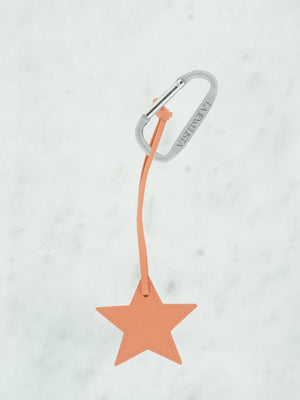 Minimal star bag charm