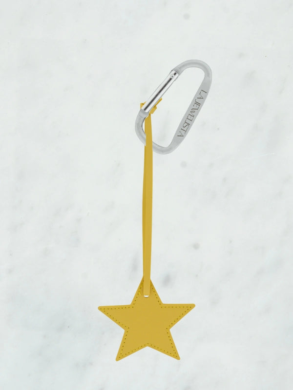 Minimal star bag charm