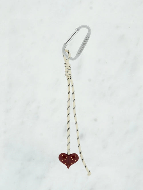 Striped lange tie met hart