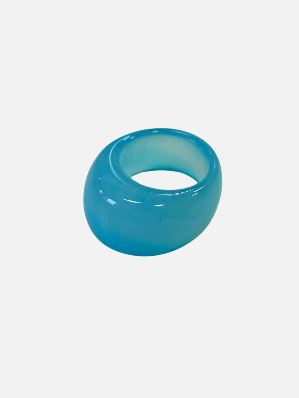 Bold natuursteen ring blauw