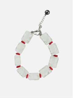 Candy rood stenen armband