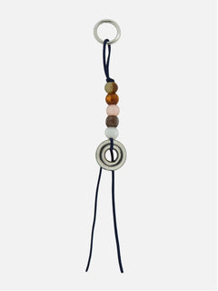 Doughnut keychain blauw