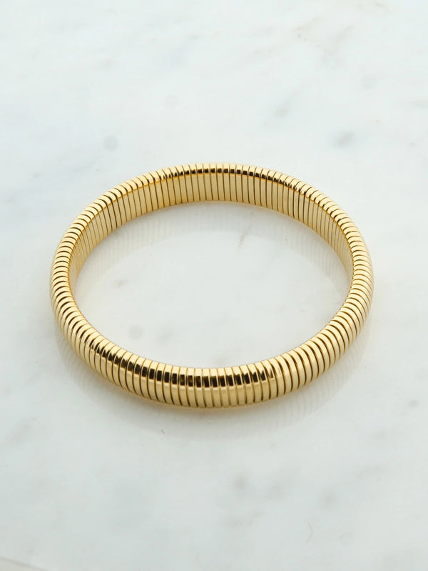 Extra bold snake bangle