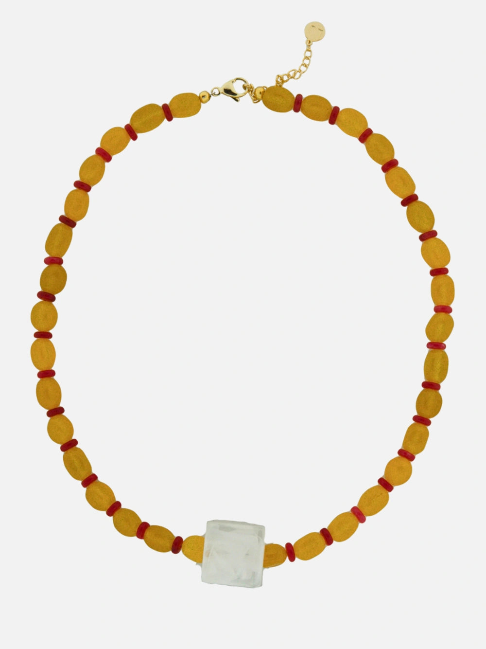 Hot ice cube stenen ketting