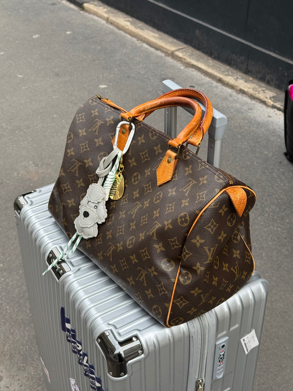 Bold doodle bag charm set