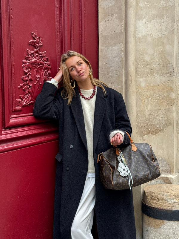 Bold doodle bag charm set