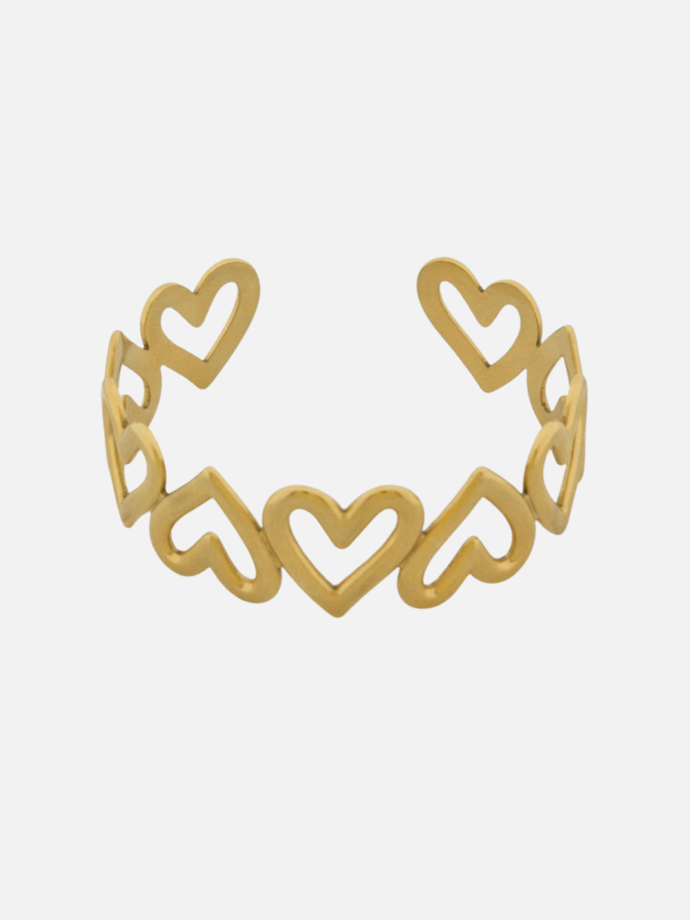 Multi heart bangle