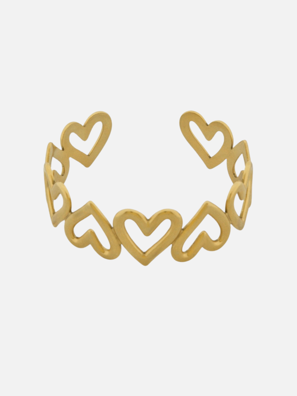 Multi heart bangle