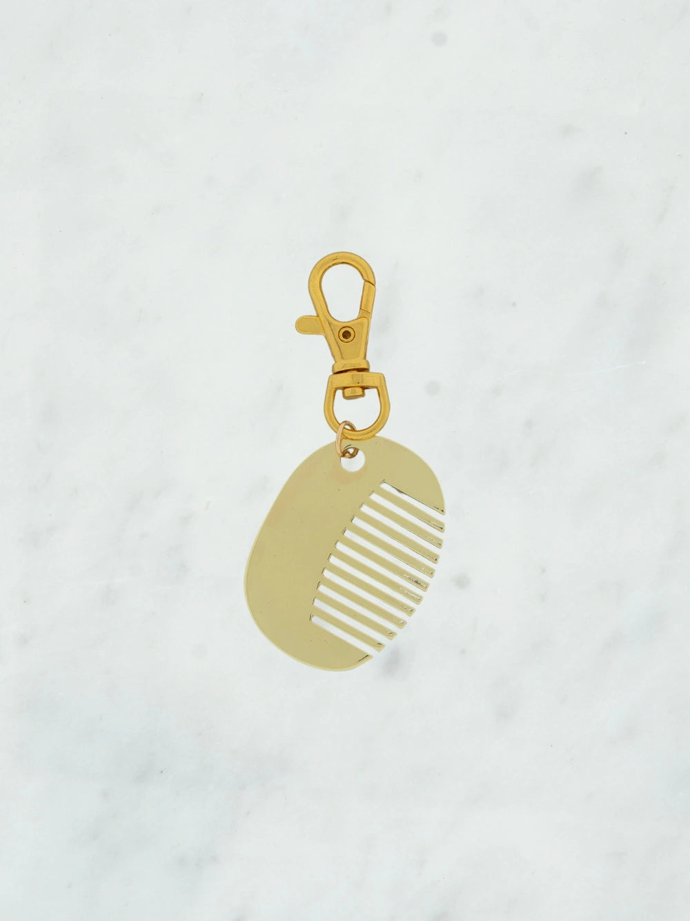 Mini kam bag charm goud