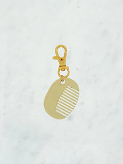 Mini kam bag charm goud