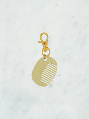Mini kam bag charm goud