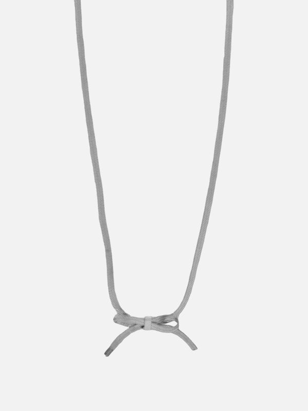 Minimalistische ketting met strik