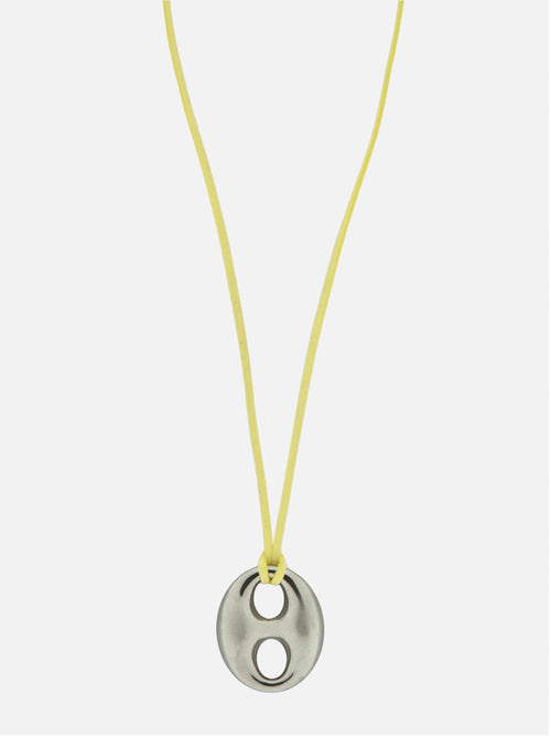 Open me ketting geel