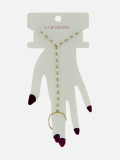 Pearly pearl hand chain