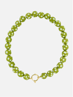 Polka dot ketting groen