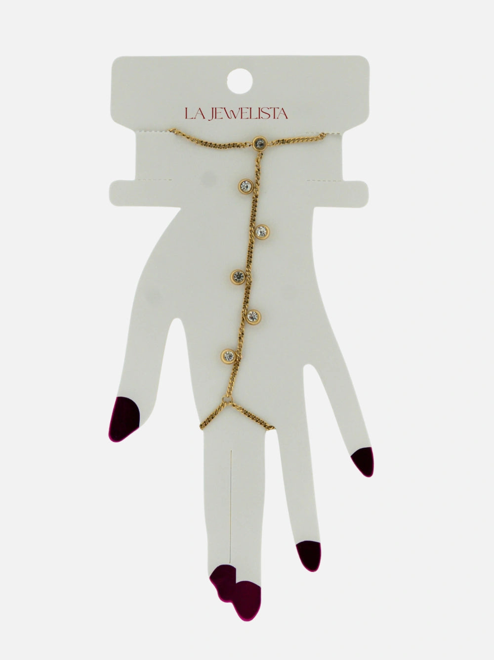 Shiny stone hand chain