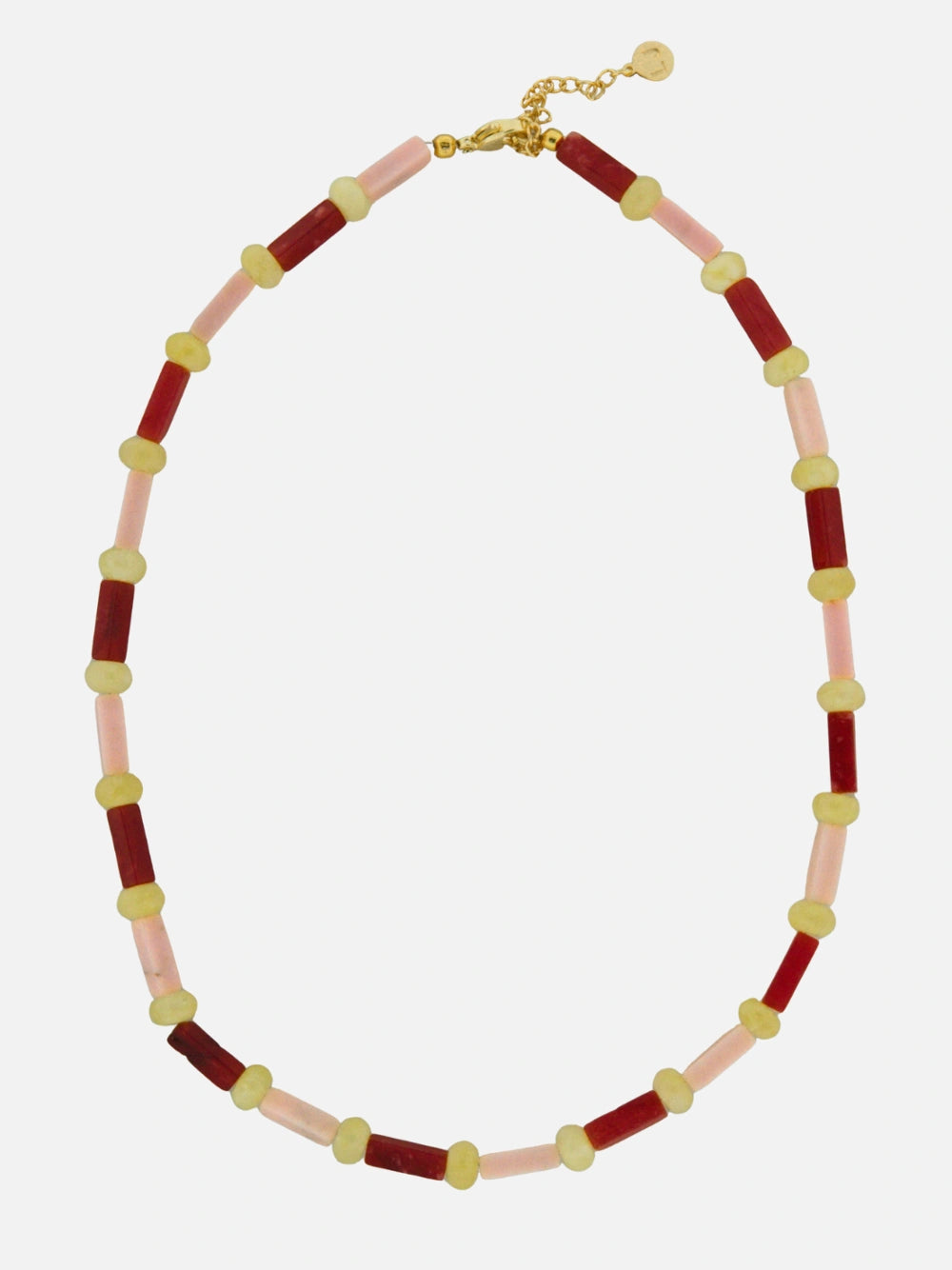 Sweet sunset tubes stenen ketting