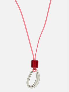 Swirl around ketting roze