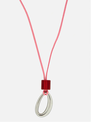 Swirl around ketting roze