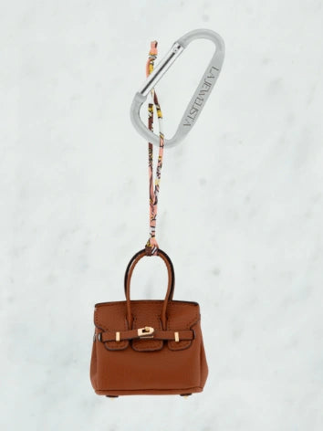 Tiny luxe tote bag charm