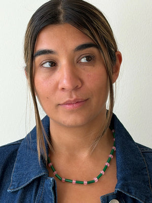 Bubblegum jungle stenen ketting