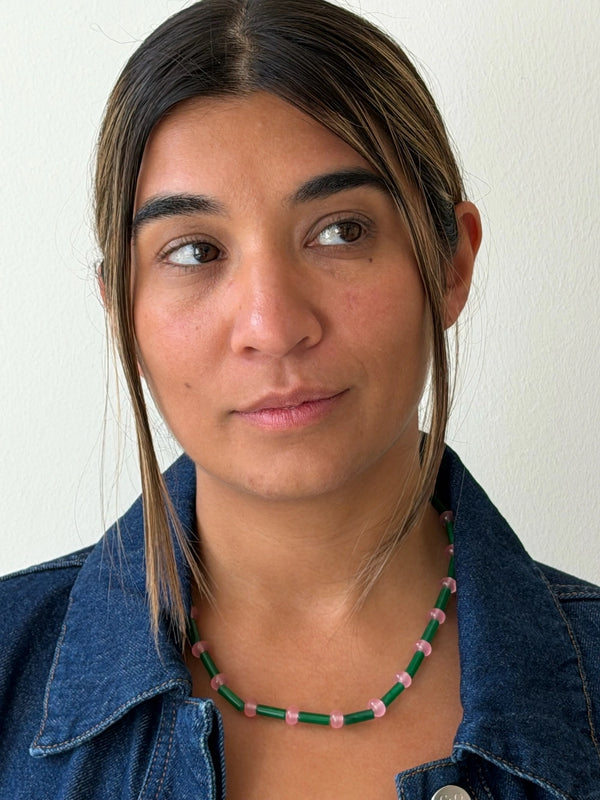 Bubblegum jungle stenen ketting