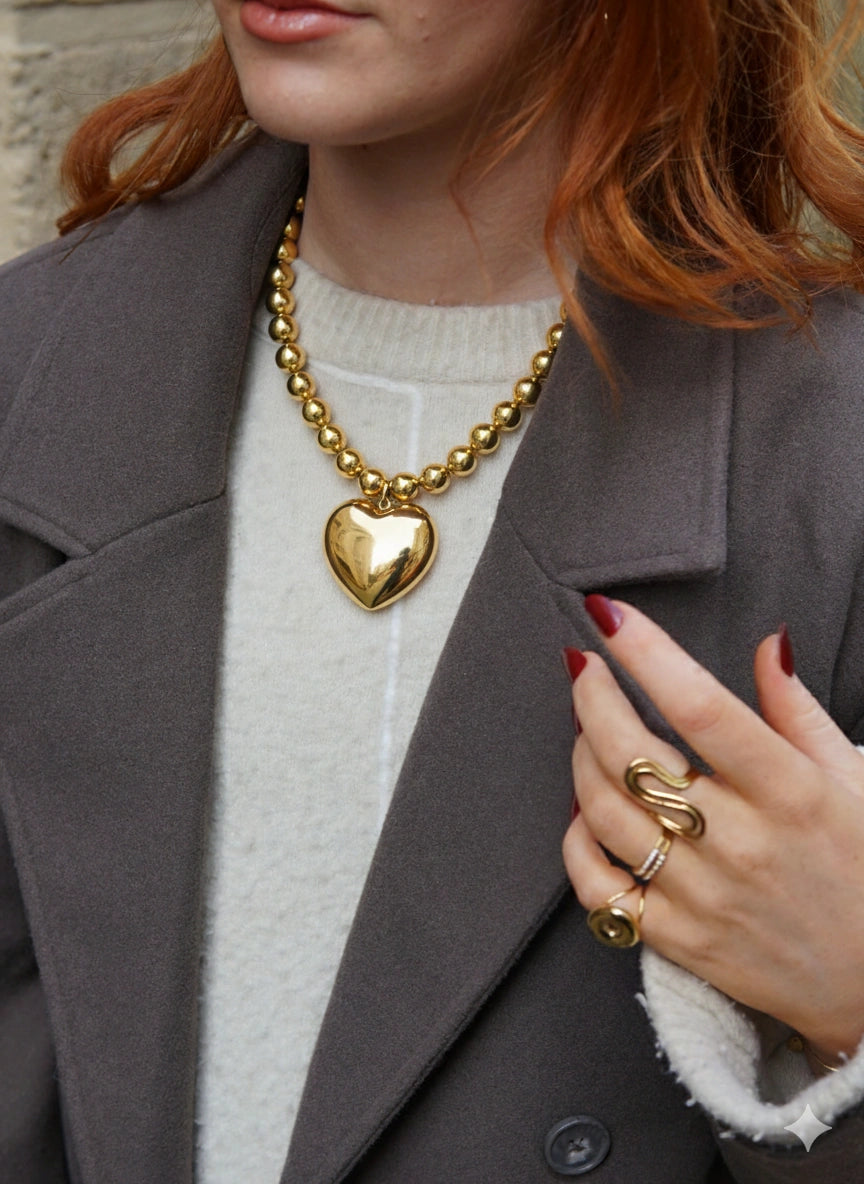 Heart of gold ketting