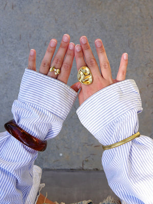 Bold tortoise bangle