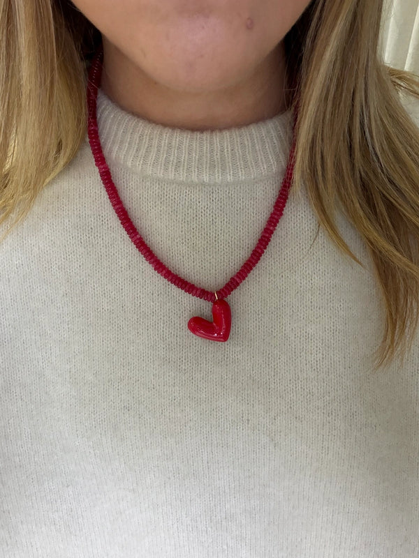 The way to my heart stenen ketting