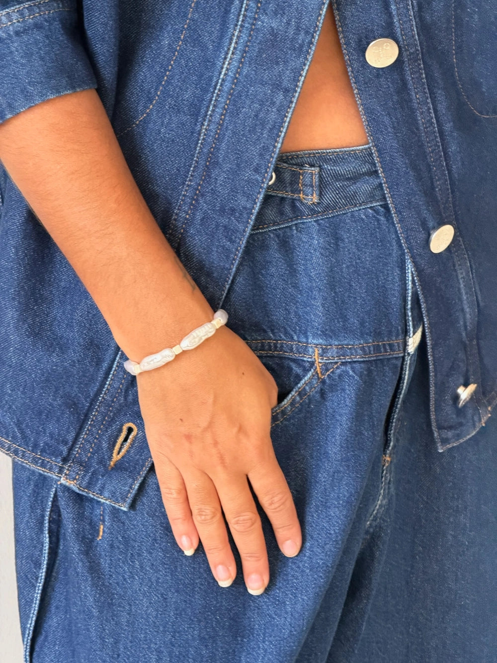 Pearly pearl armband