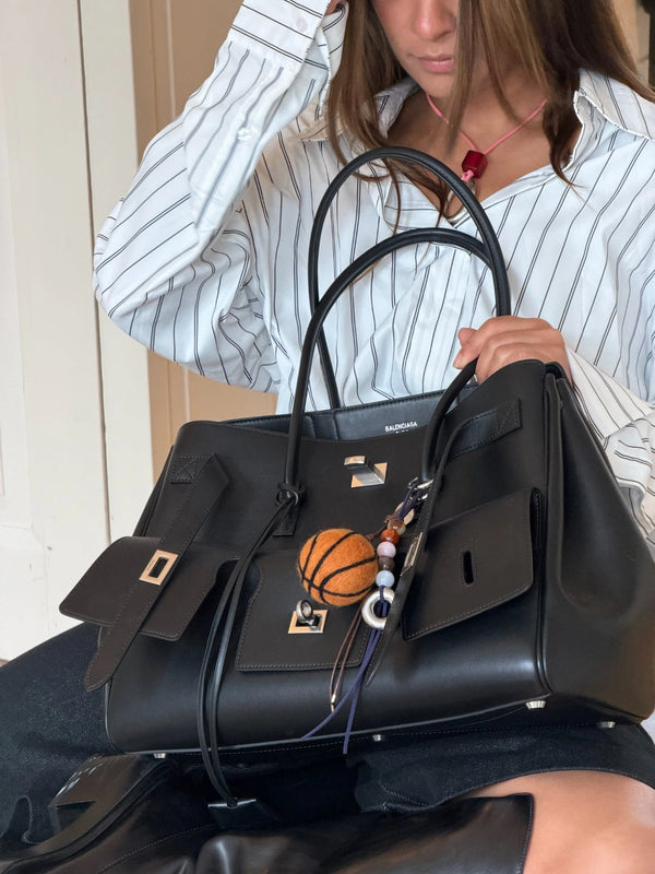 Doughnut keychain blauw