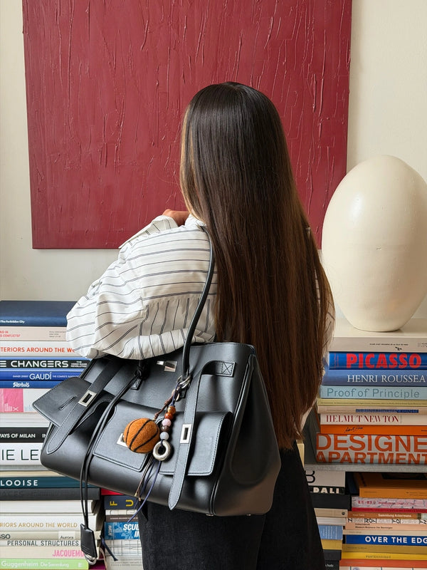 Doughnut keychain blauw