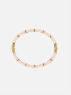 Bamboo bangle licht roze