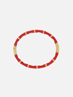 Bamboo bangle red