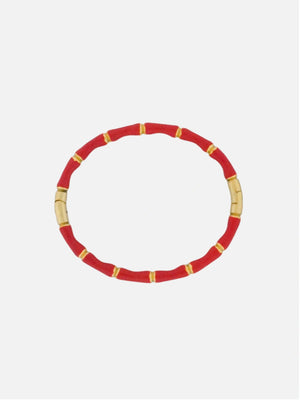 Bamboo bangle rood