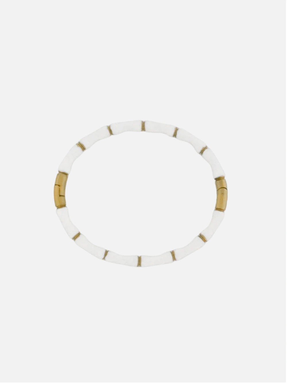 Bamboo bangle wit