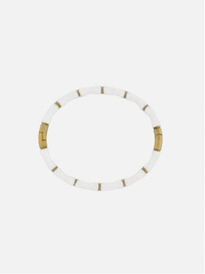 Bamboo bangle wit