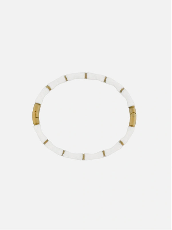 Bamboo bangle wit