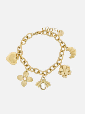 Chunky armbandje met bedels