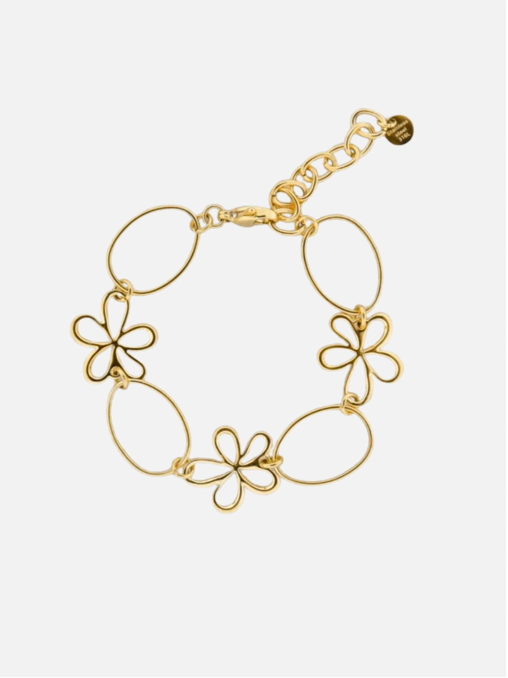 Chunky bloem armband