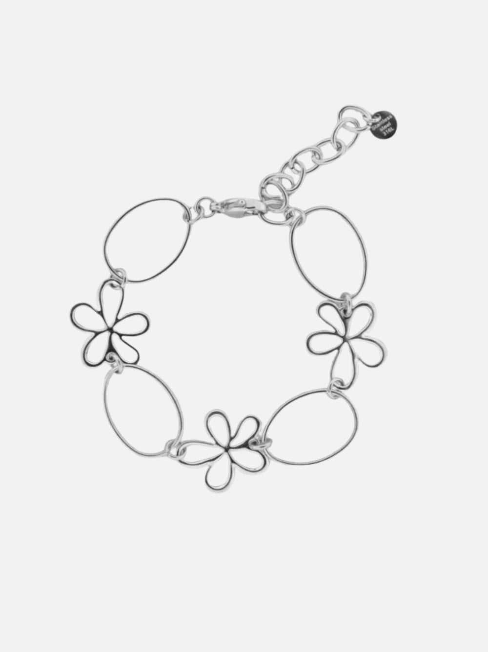 Chunky bloem armband