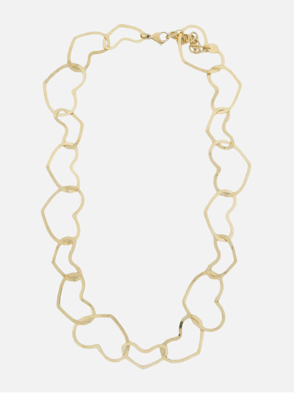 Chunky ketting met open harten
