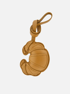 Croissant bag charm