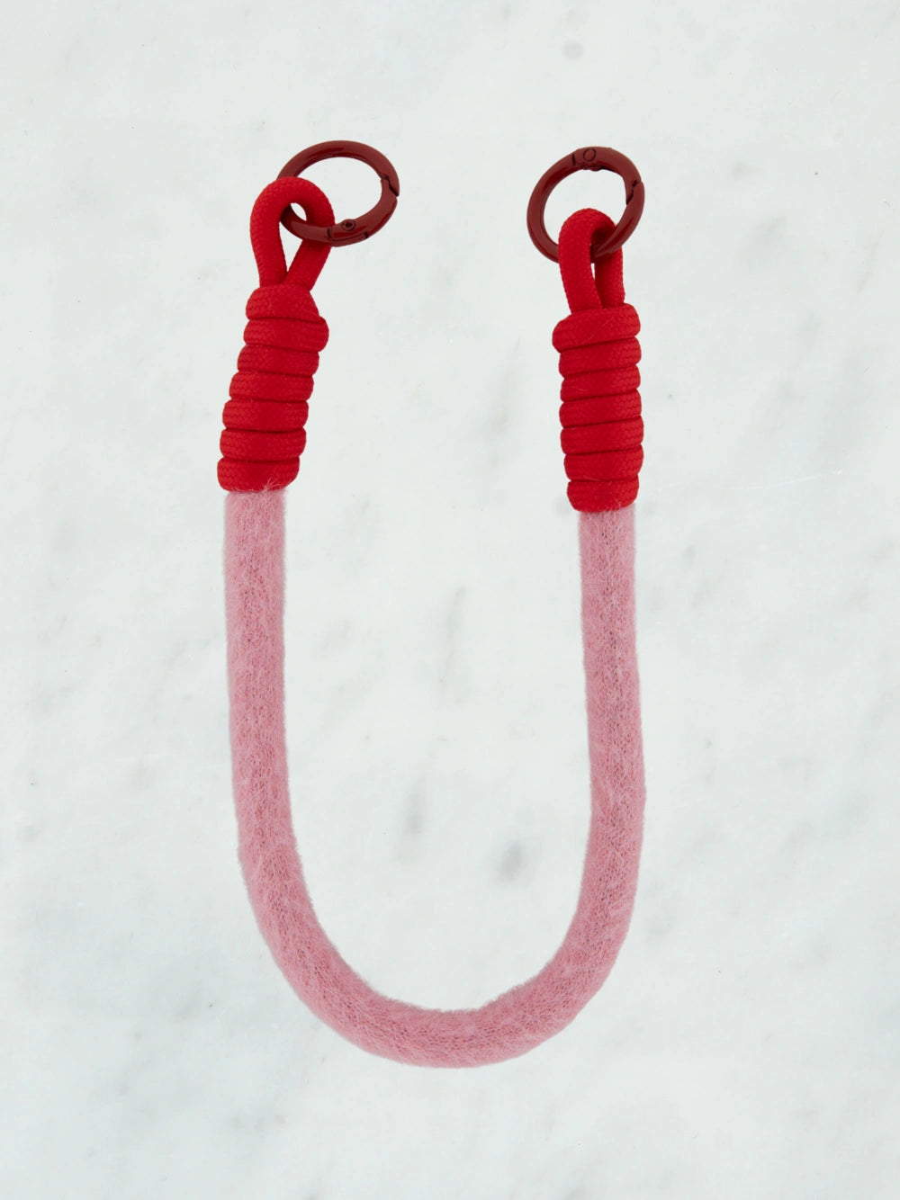 Fluffy double bag charm