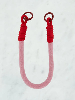 Fluffy dubbele bag charm