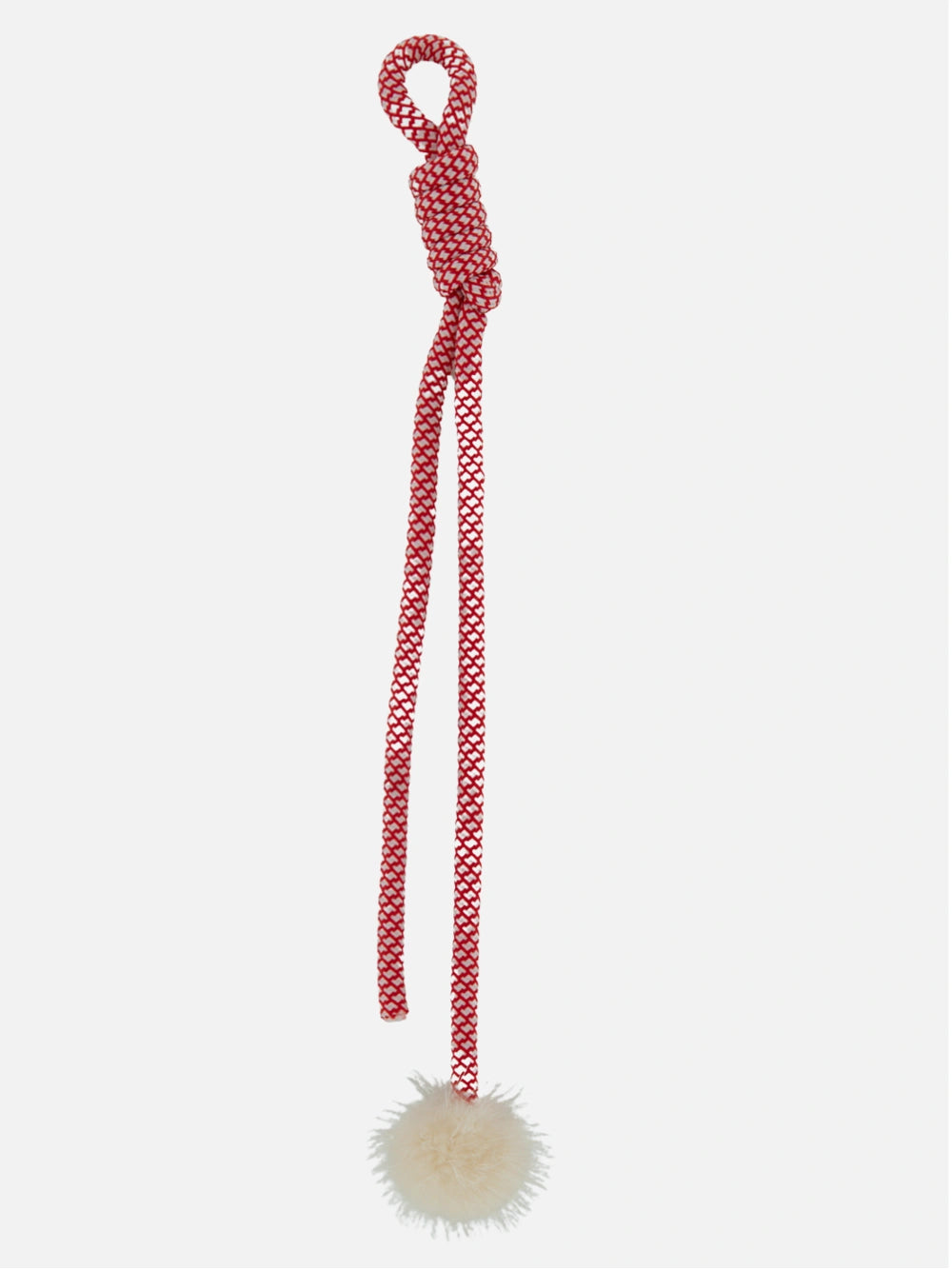 Funky lange tie met pom pom