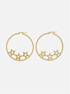Big hoops with three stars
