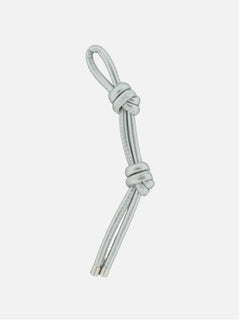 Knotted shiny tie